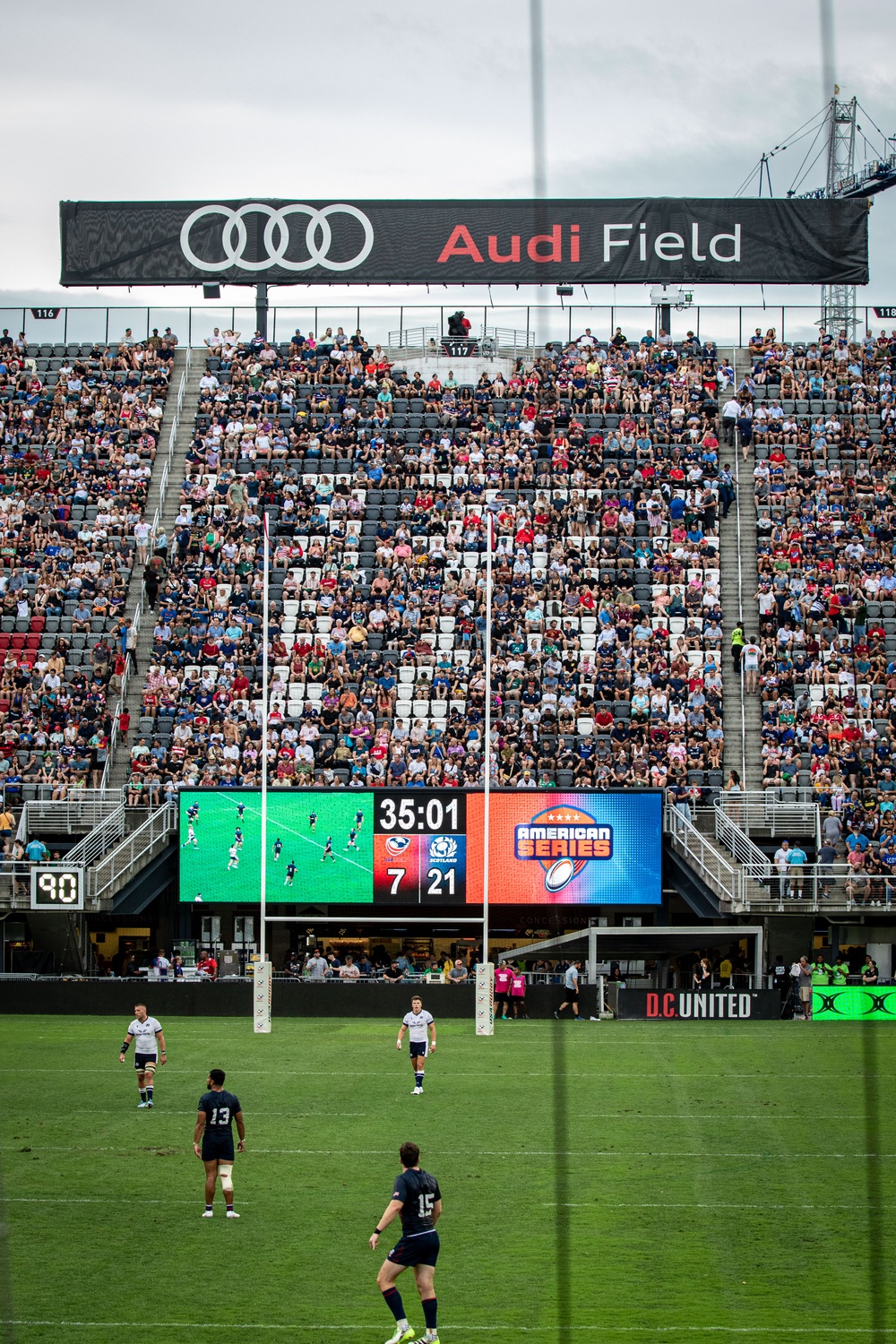 Continental Color Guard Performs at Audi Field, July 12, 2024