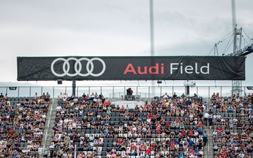 Continental Color Guard Performs at Audi Field, July 12, 2024