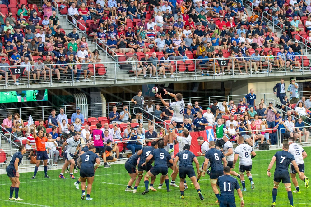 Continental Color Guard Performs at Audi Field, July 12, 2024