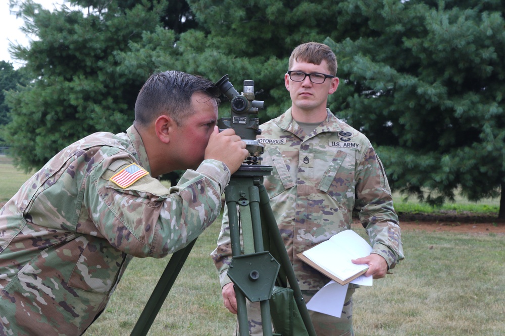 M2A2 aiming circle training