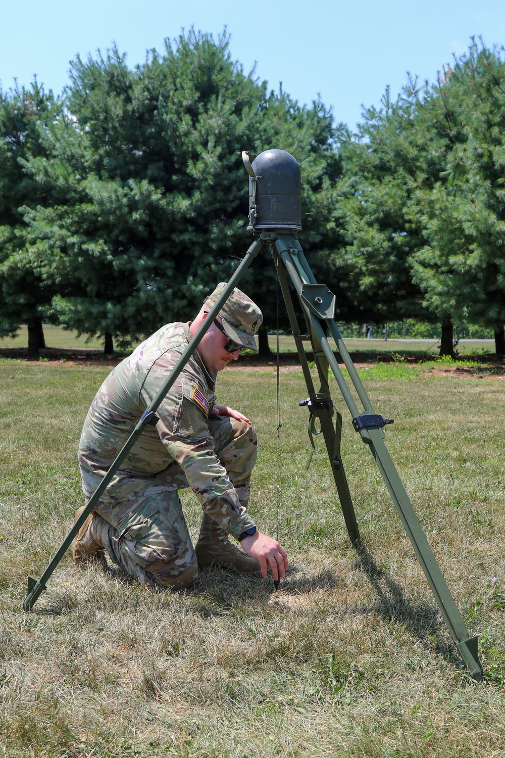 M2A2 aiming circle training