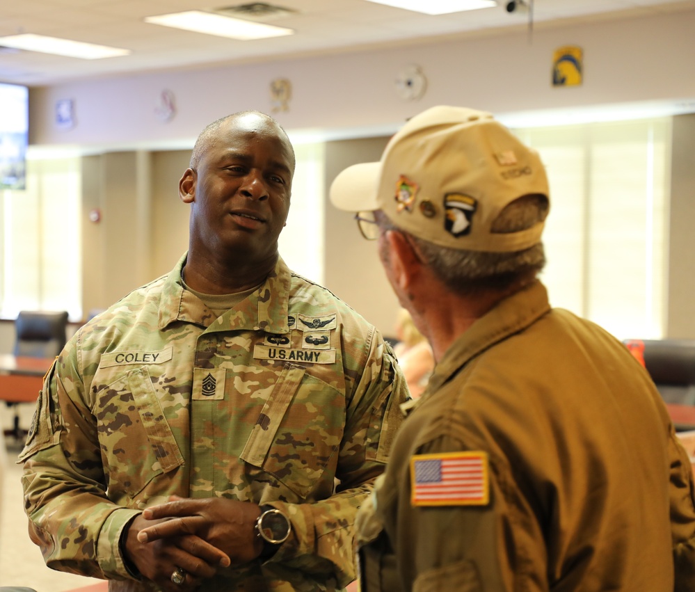 Vietnam Vets visit USAACE