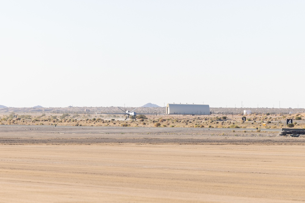 MQ-9 Reaper conducts satellite launch and recovery training as a concept of employment