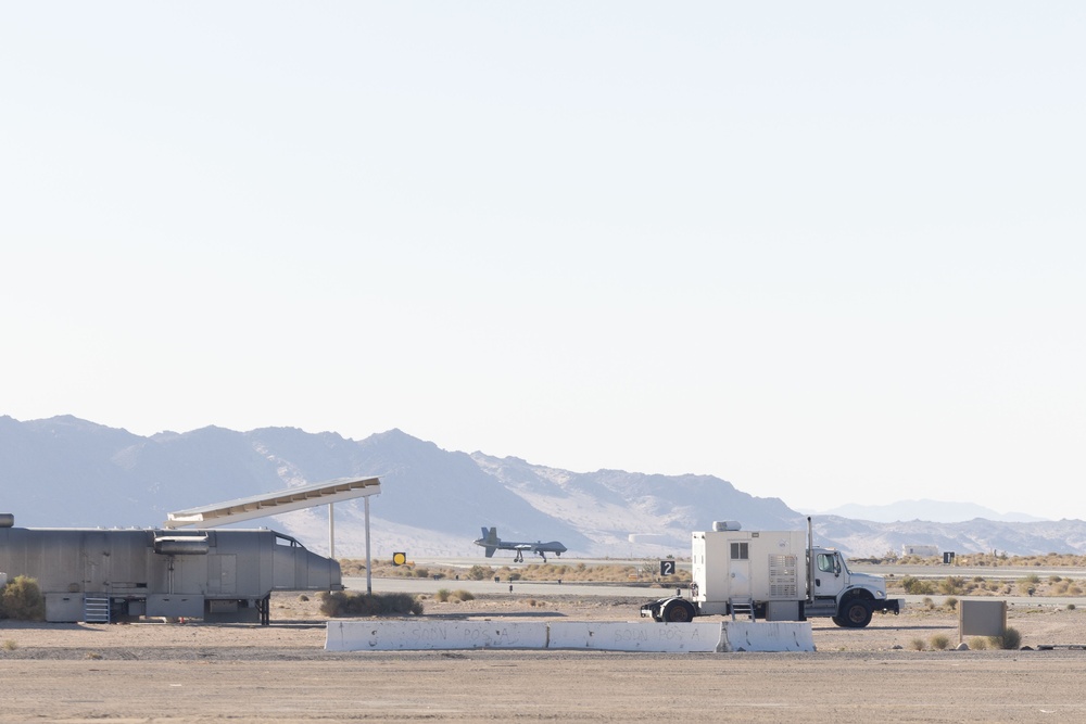 MQ-9 Reaper conducts satellite launch and recovery training as a concept of employment