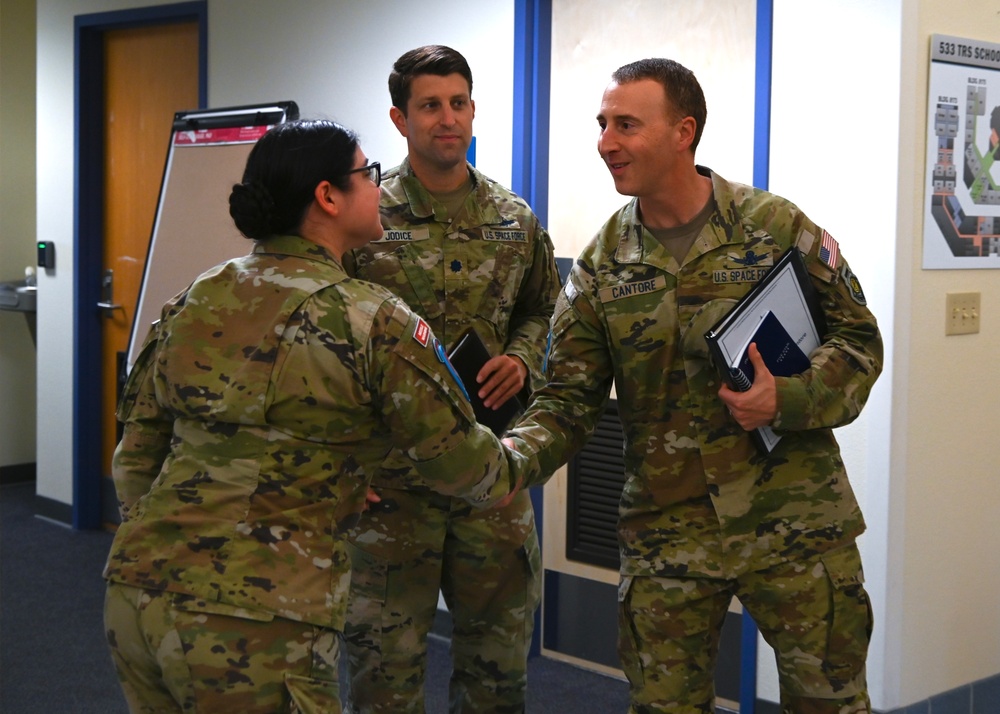 New STARCOM Commander Brig. Gen. Cantore Visits Vandenberg