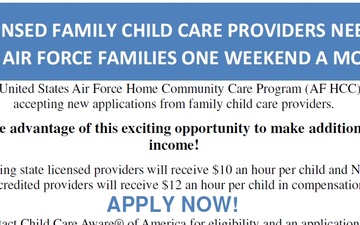 Family Child Care program providers needed