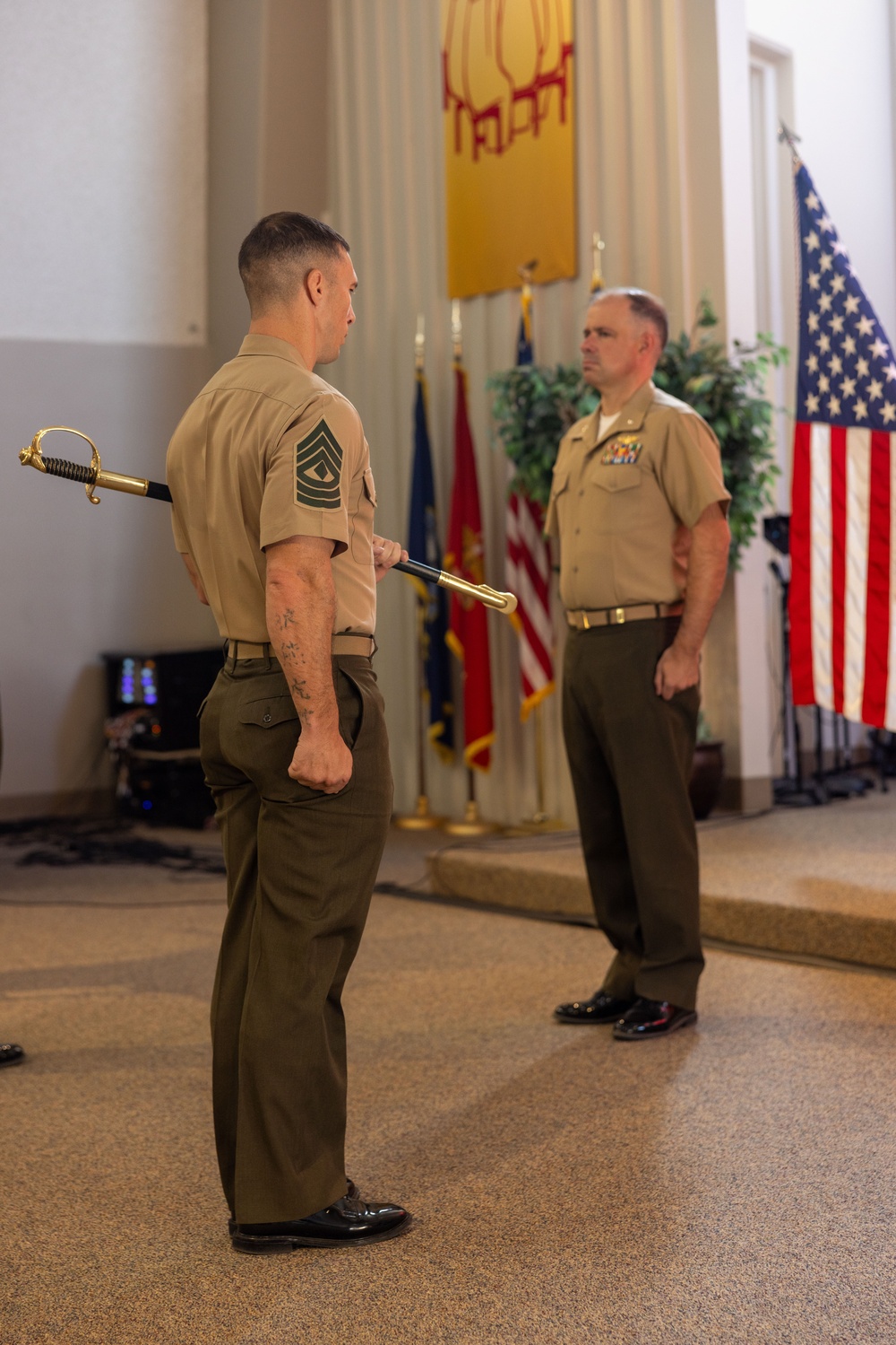 Air Control Training Squadron relief and appointment ceremony