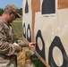 Staff Sgt. David Duran marks his target