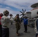 Rear Adm. Adan Cruz arrives aboard Abraham Lincoln