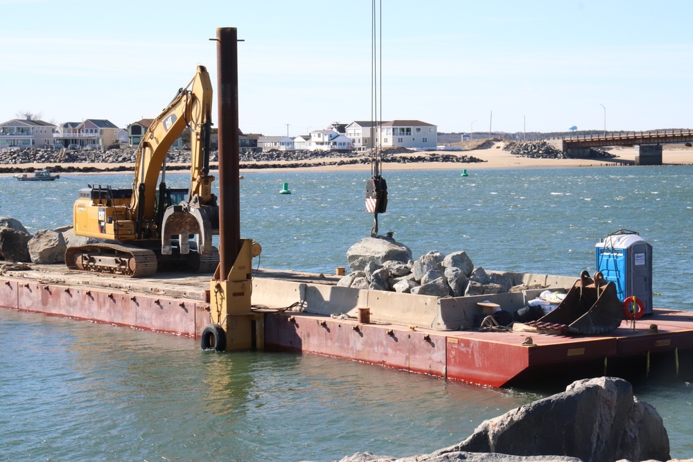 Repairing Hampton Harbor's North Jetty