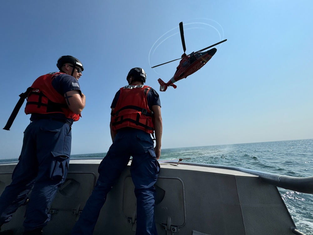 U.S. Coast Guard Station Barnegat Light helicopter operations with Air Station Atlantic City