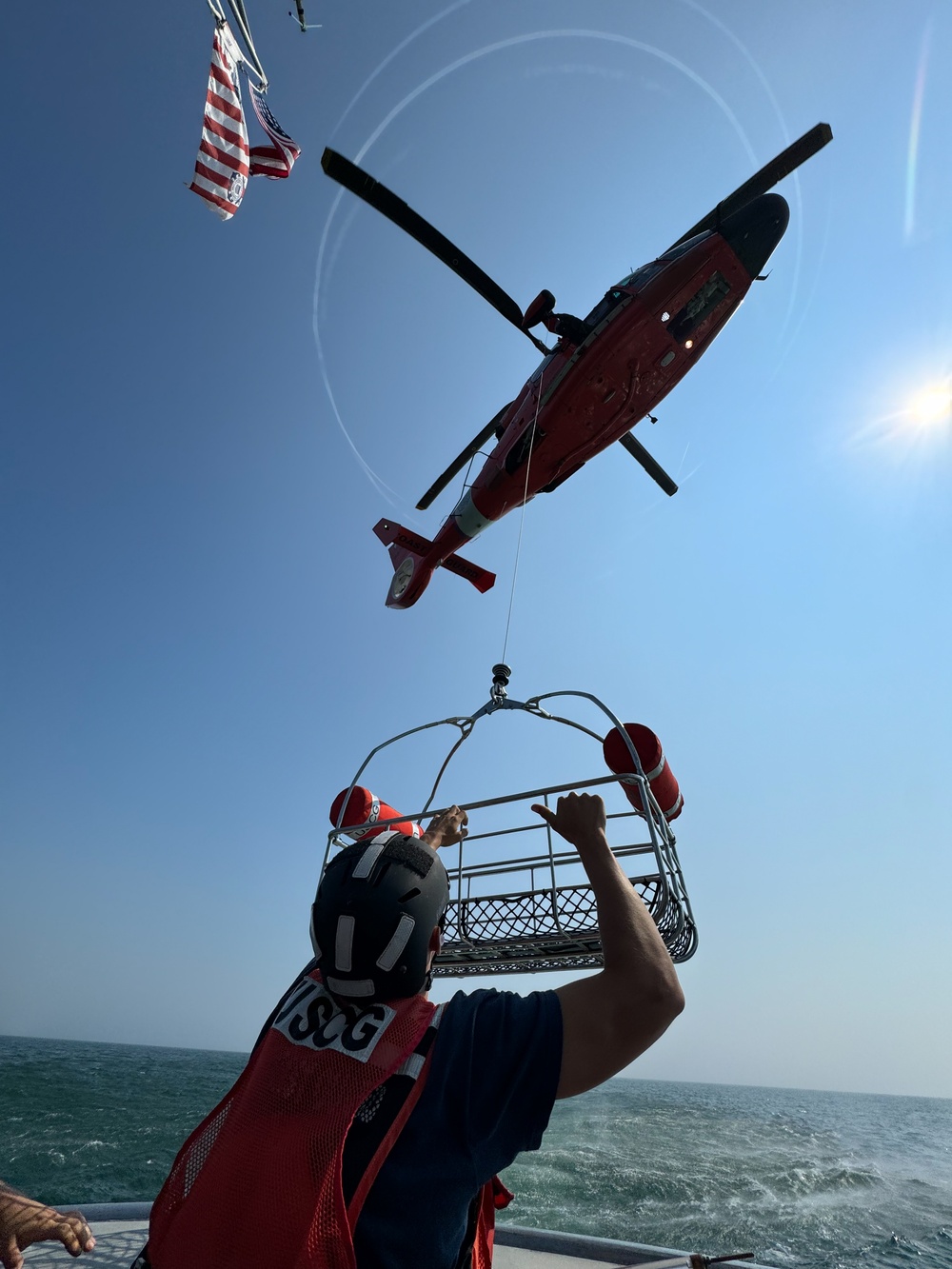 U.S. Coast Guard Station Barnegat Light helicopter operations with Air Station Atlantic City