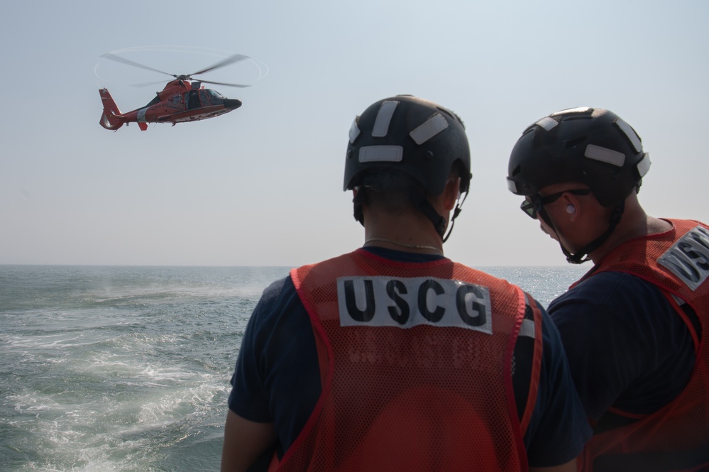 U.S. Coast Guard Station Barnegat Light helicopter operations with Air Station Atlantic City