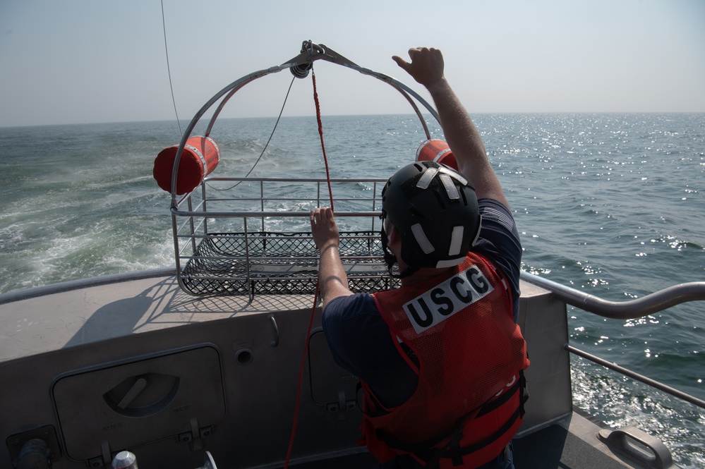 U.S. Coast Guard Station Barnegat Light helicopter operations with Air Station Atlantic City