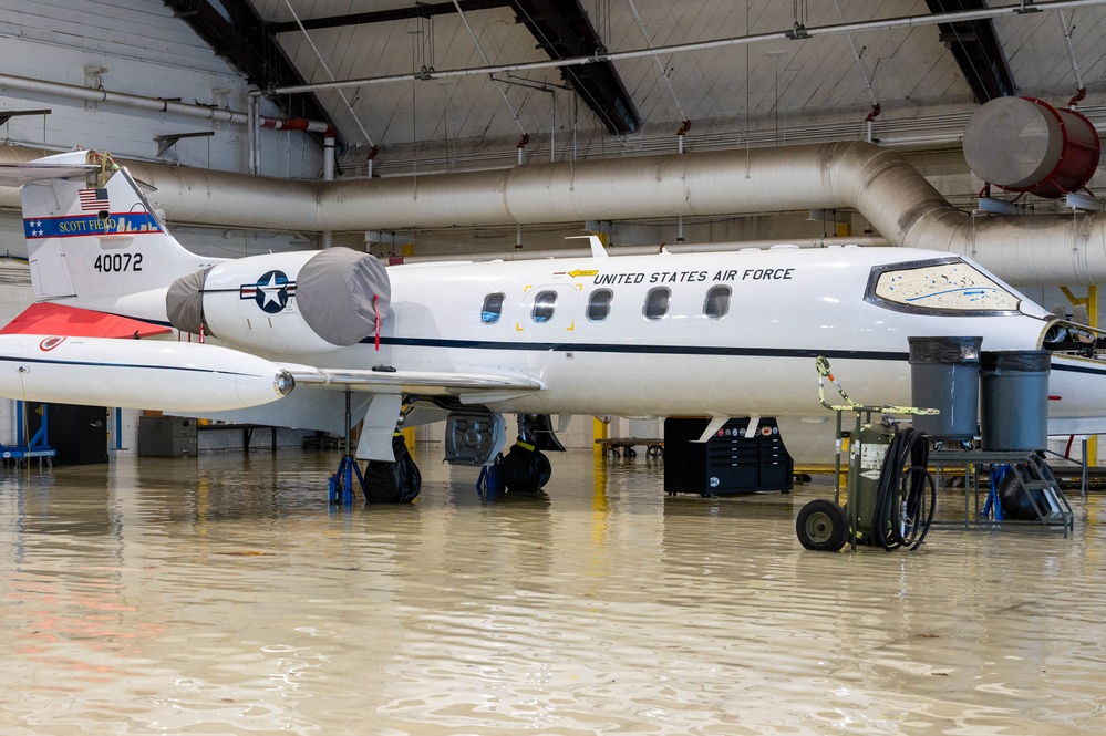 Flash Flooding at Scott Air Force Base