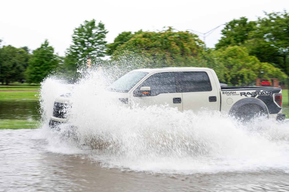 Flash Flooding at Scott Air Force Base