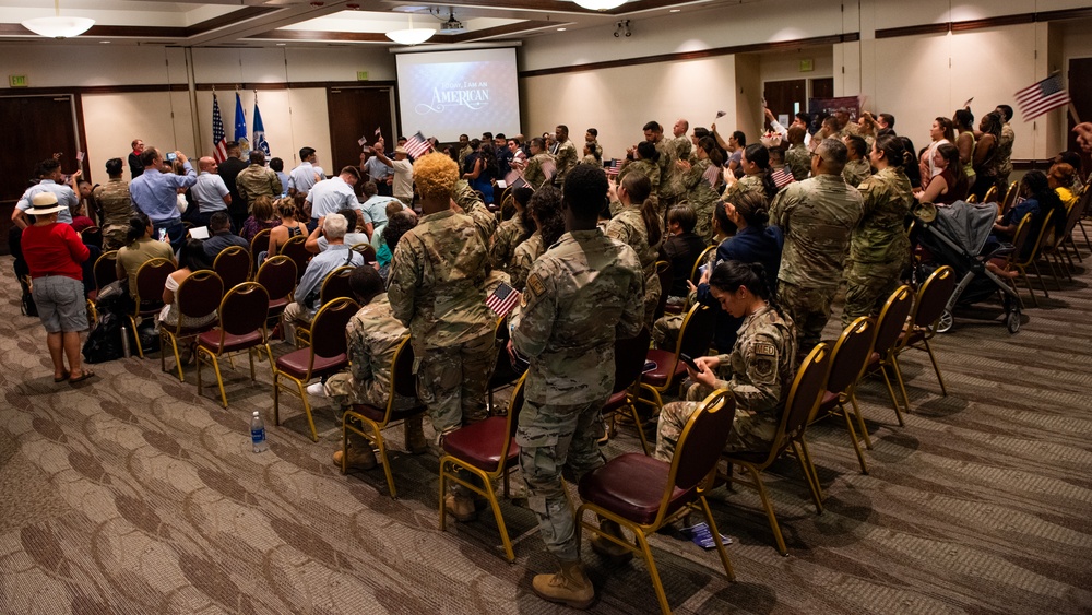 Travis AFB hosts its first naturalization ceremony in a decade