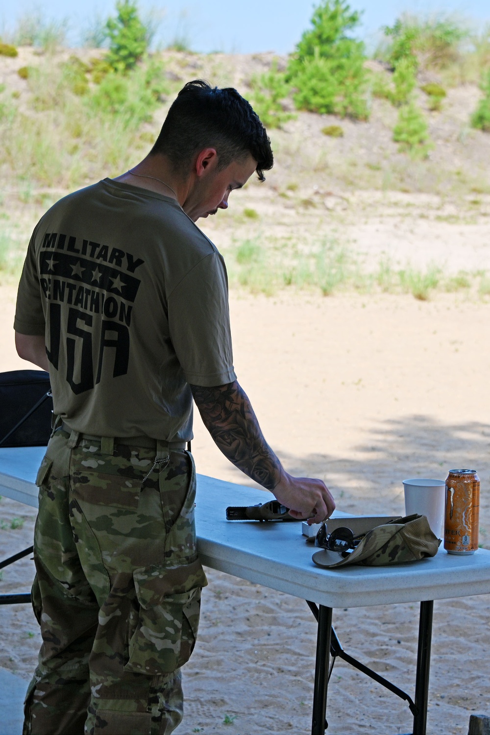 Joint Base McGuire-Dix-Lakehurst – U.S. Army Reserve Soldiers. (CIOR) Military Pistol Competition Team Training – 16, JULY 2024