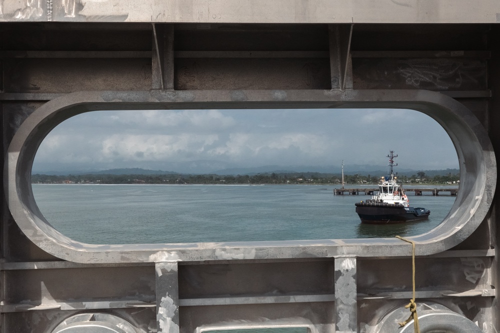 USNS Burlington arrives in Costa Rica for Continuing Promise 2024