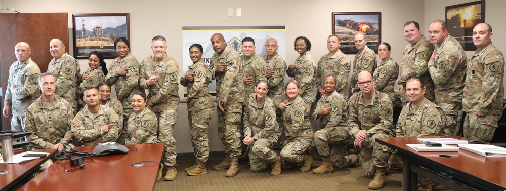 15th Command Sergeant Major of the U.S. Army Reserve visits HRC