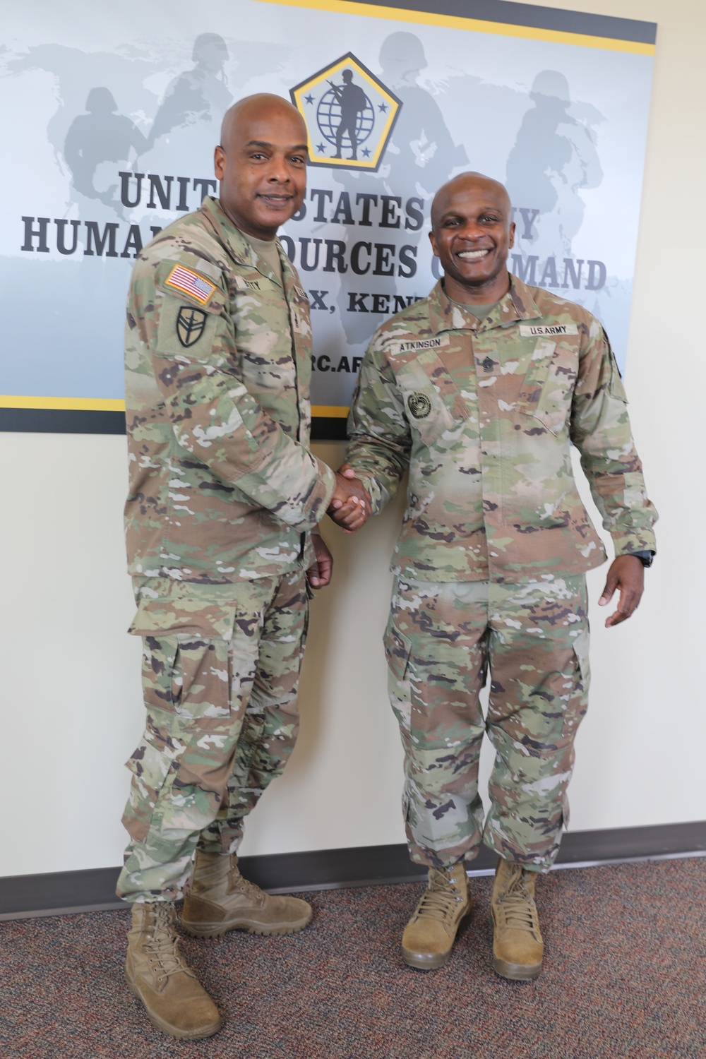 15th Command Sergeant Major of the U.S. Army Reserve visits HRC