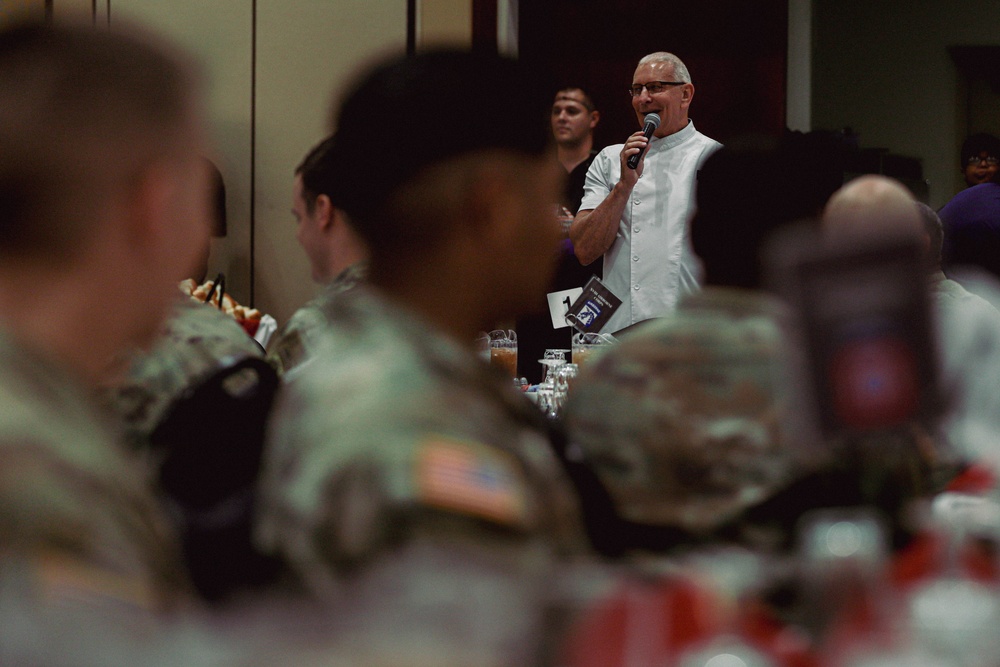 Chef Robert Irvine Visits Fort Liberty
