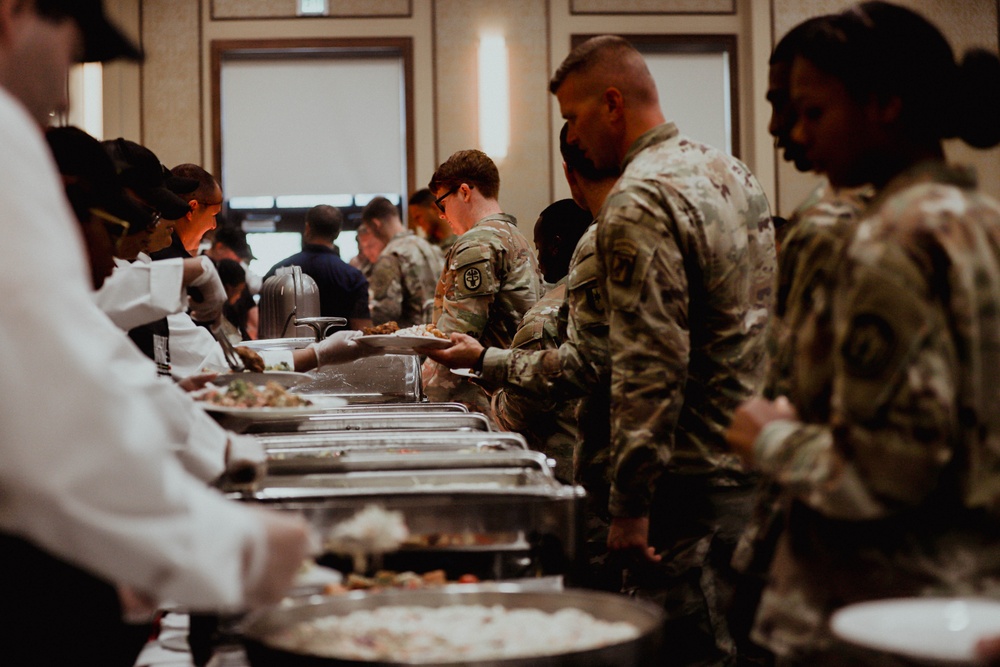 Chef Robert Irvine Visits Fort Liberty