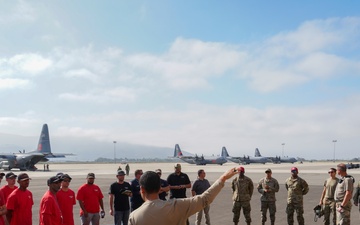 146th Airlift Wing Hosts Aerial Fire Fighting Operations Supporting Wildland Fire Fighting Efforts in Southern California