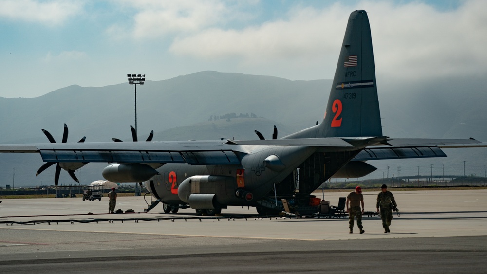 146th Airlift Wing Hosts Aerial Fire Fighting Operations Supporting Wildland Fire Fighting Efforts in Southern California