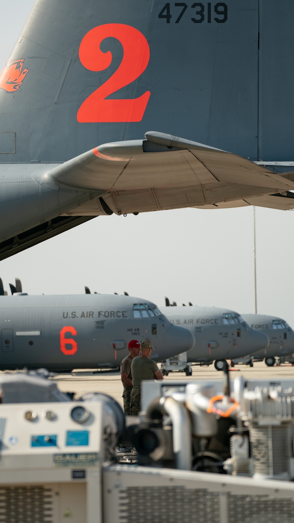 146th Airlift Wing Hosts Aerial Fire Fighting Operations Supporting Wildland Fire Fighting Efforts in Southern California