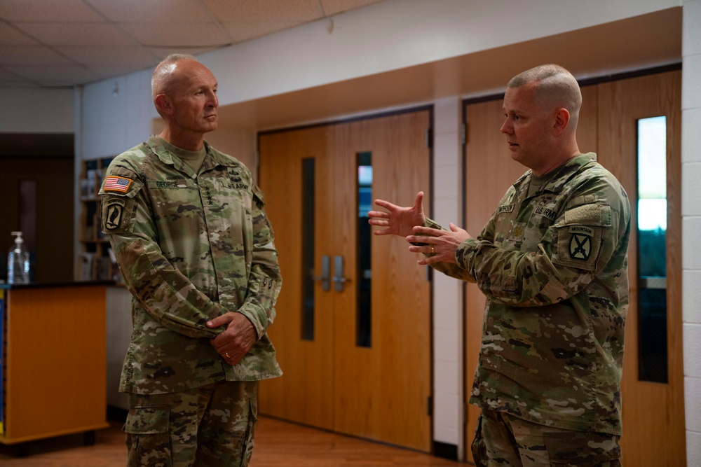 Chief of Staff of the Army visits Fort Drum