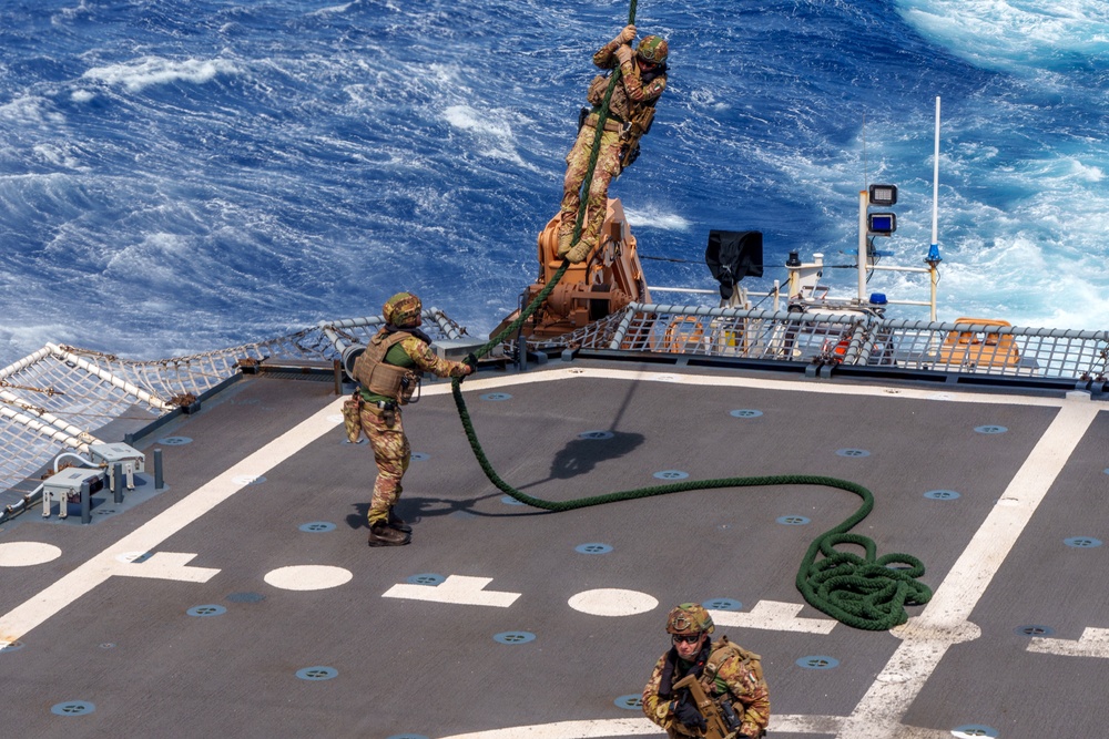 USCGC Midgett hosts interdiction and boarding exercise at RIMPAC 2024