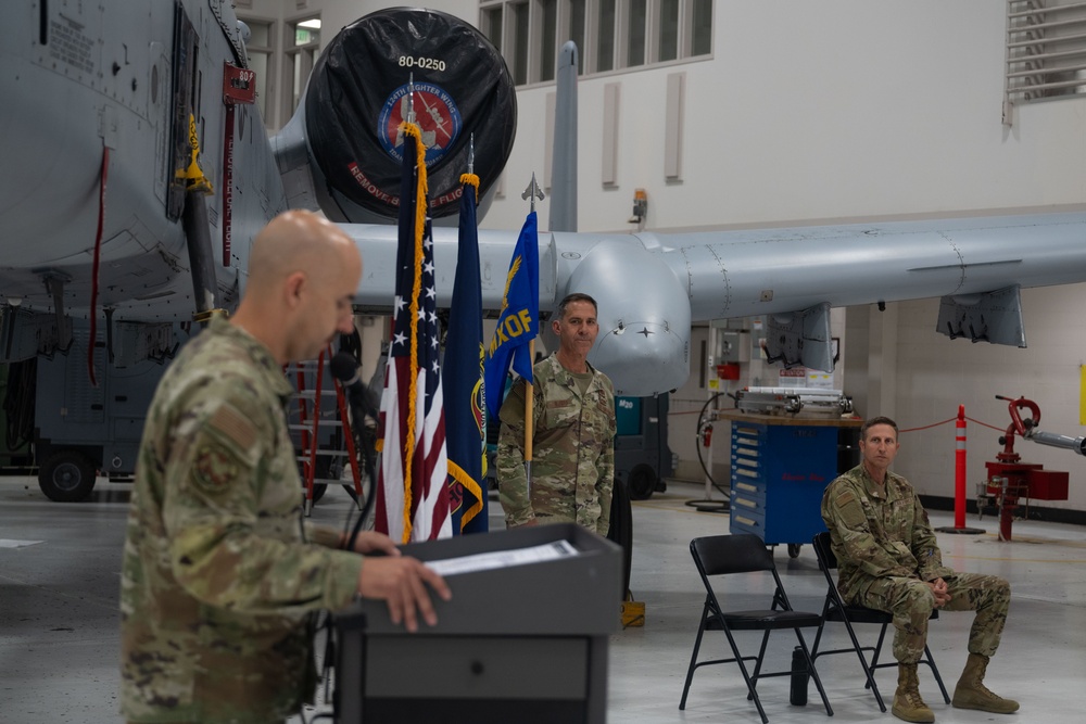 Freund Assumes Command of Maintenance Operations Flight