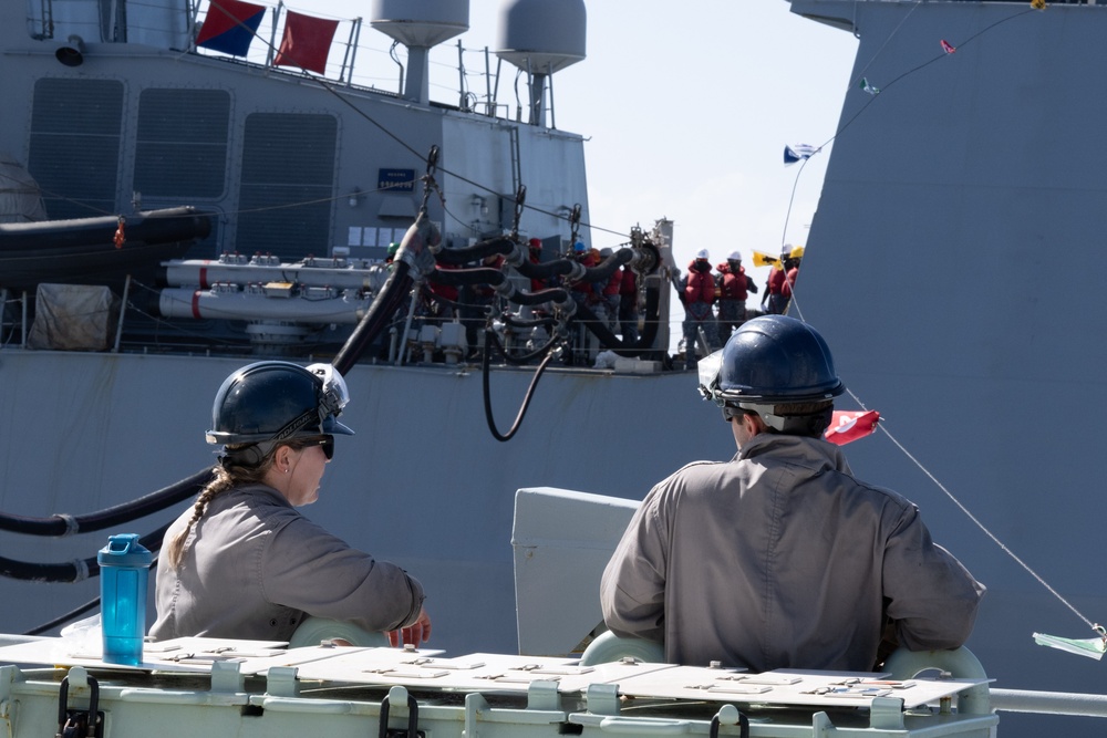 Replenishment At Sea with Republic of KOKS Chungmugong Yi Sun-sin