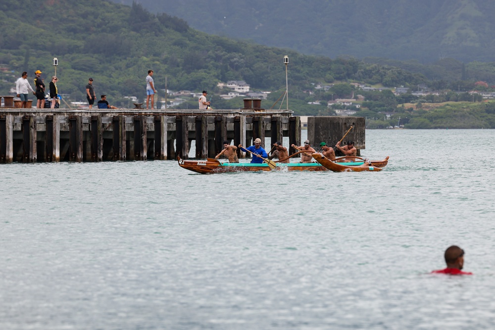 Canoe Clash: MCBH co-hosts 2024 John D. Kaupiko Canoe Regatta