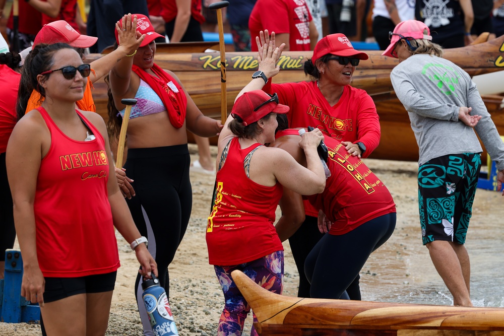 Canoe Clash: MCBH co-hosts 2024 John D. Kaupiko Canoe Regatta