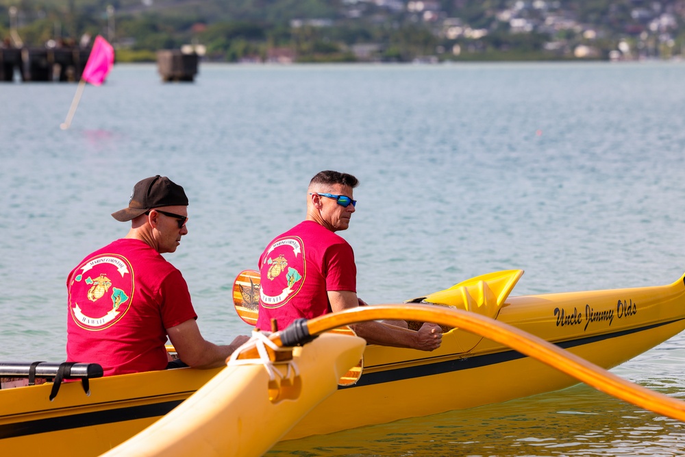 Canoe Clash: MCBH co-hosts 2024 John D. Kaupiko Canoe Regatta