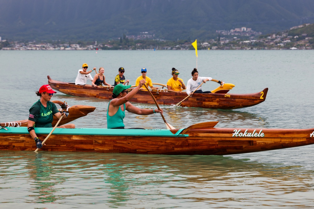 Canoe Clash: MCBH co-hosts 2024 John D. Kaupiko Canoe Regatta