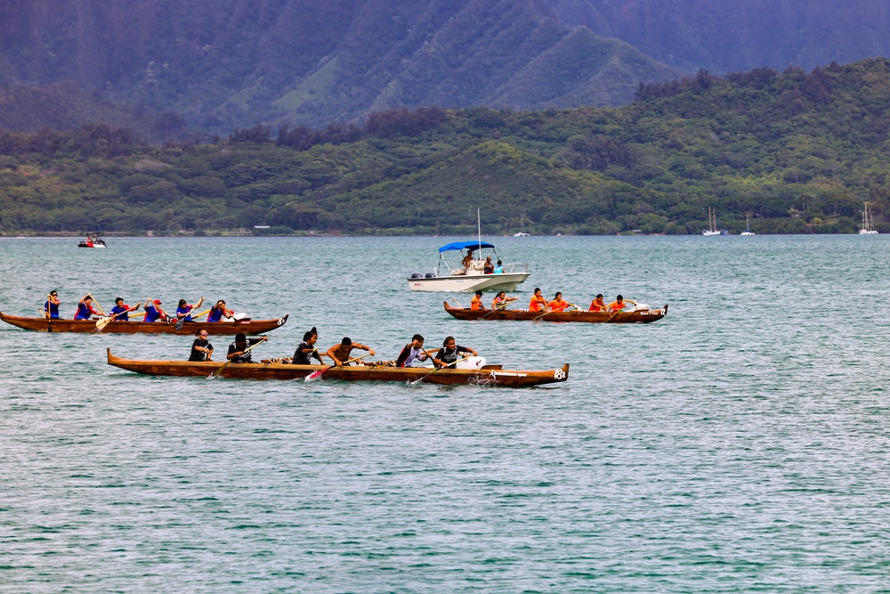 Canoe Clash: MCBH co-hosts 2024 John D. Kaupiko Canoe Regatta