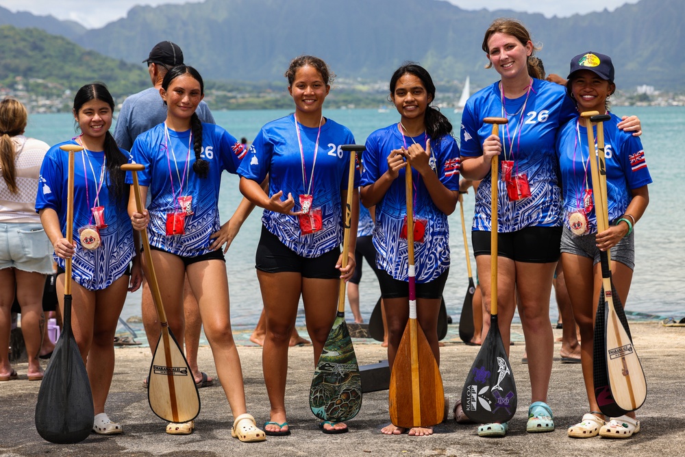 Canoe Clash: MCBH co-hosts 2024 John D. Kaupiko Canoe Regatta