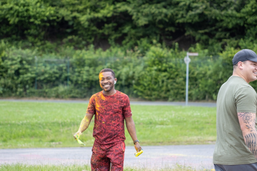 5-7 ADA Headquarters and Headquarters Battery hosts Color Run for Soldiers and Families