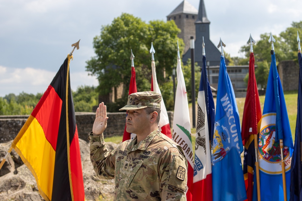 5-7 ADA Command Sergent Major Paul hosts NCO Induction Ceremony