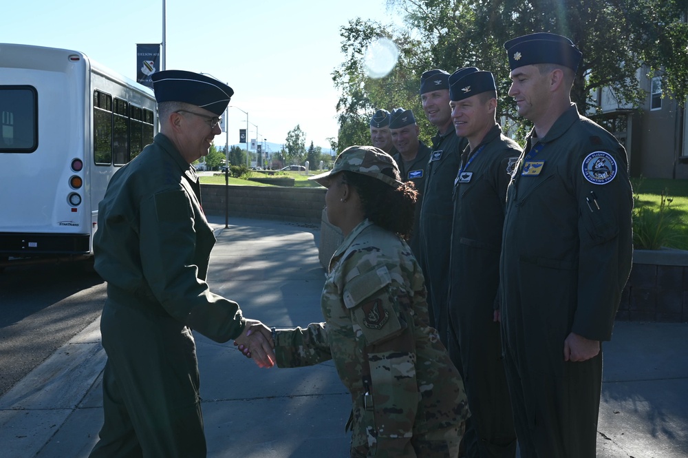 Gen. Guillot visits Eielson AFB