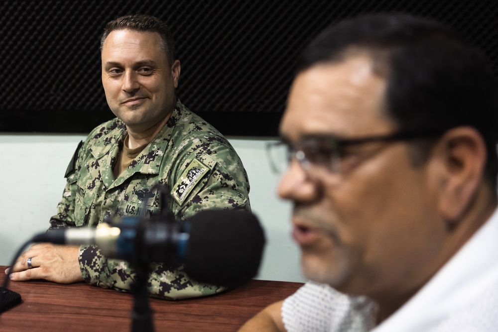 Radio Casino broadcasts Continuing Promise 2024 conversation for locals