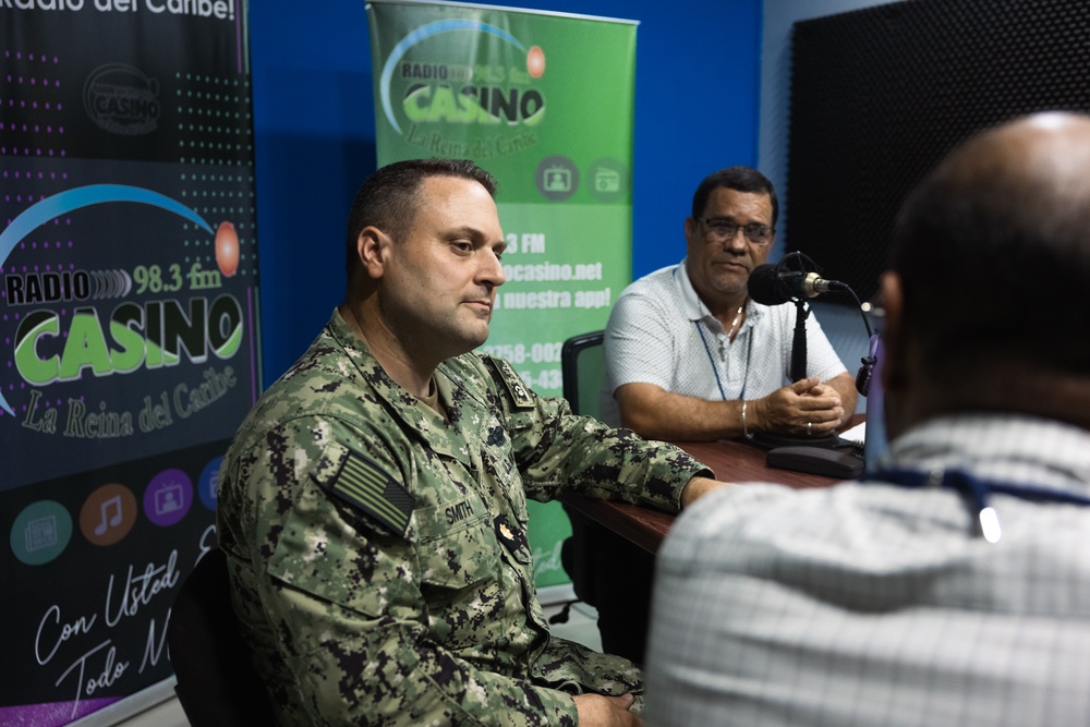 Radio Casino broadcasts Continuing Promise 2024 conversation for locals