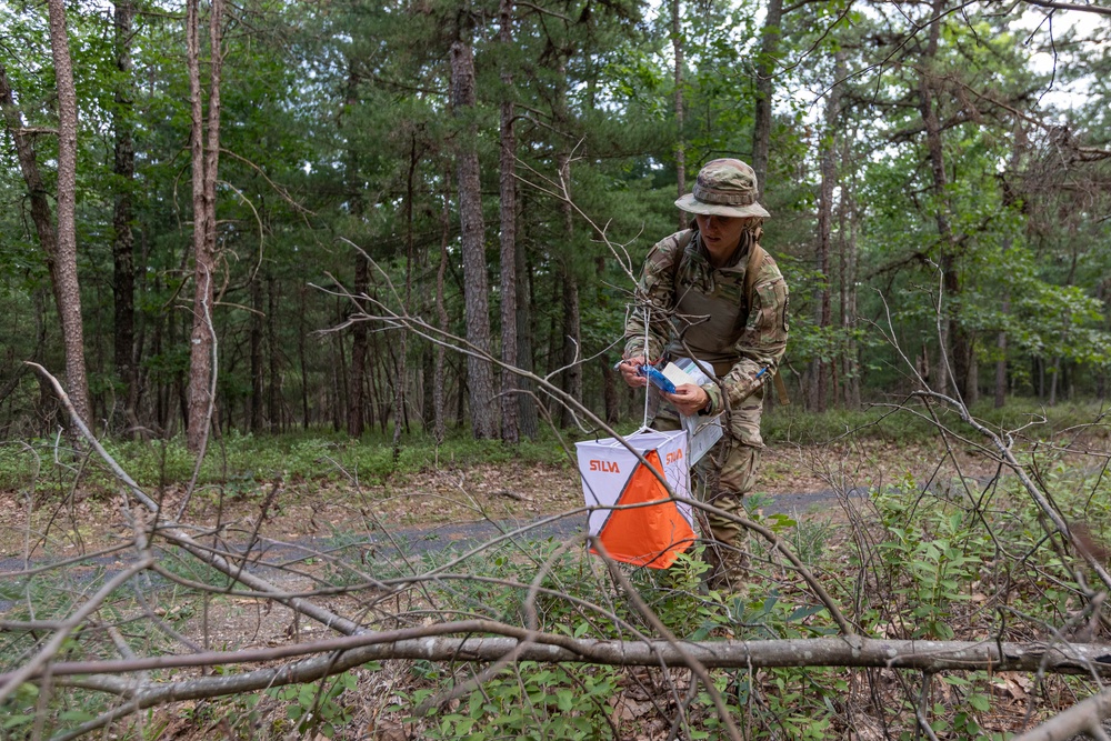 Maj. Mandy Kannapel finds a point