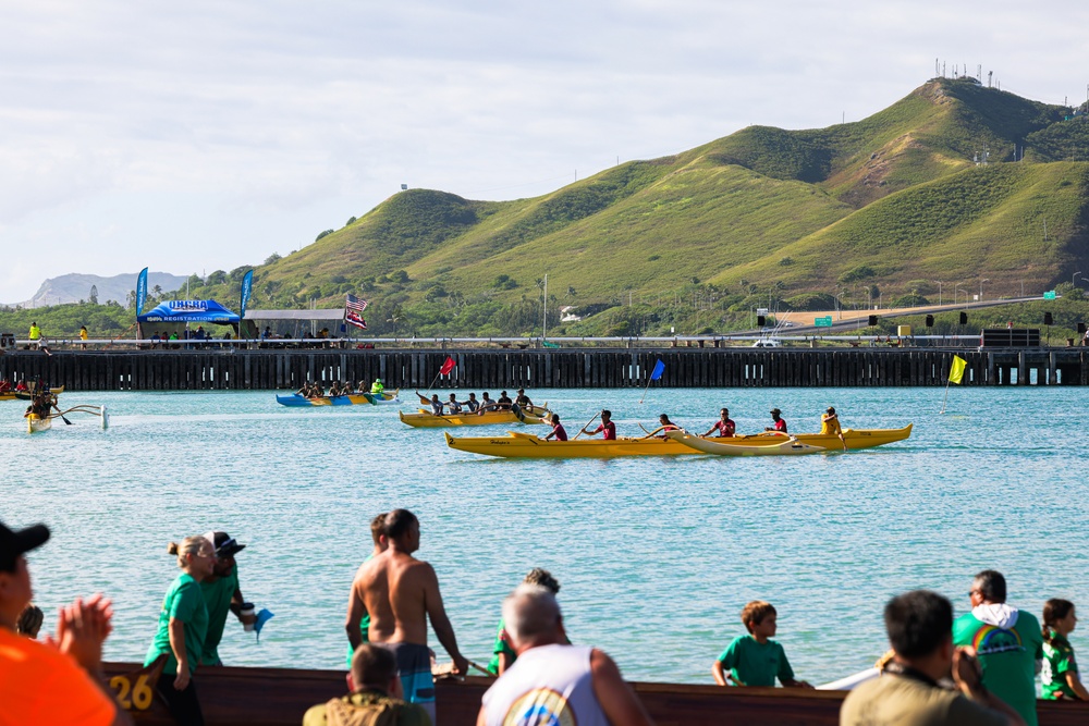 Canoe Clash: MCBH co-hosts 2024 John D. Kaupiko Canoe Regatta