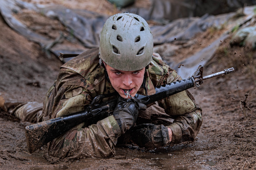 U.S. Air Force Academy BCT Class of 2028 Assault Course