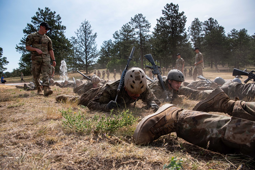 U.S. Air Force Academy BCT Class of 2028 Assault Course