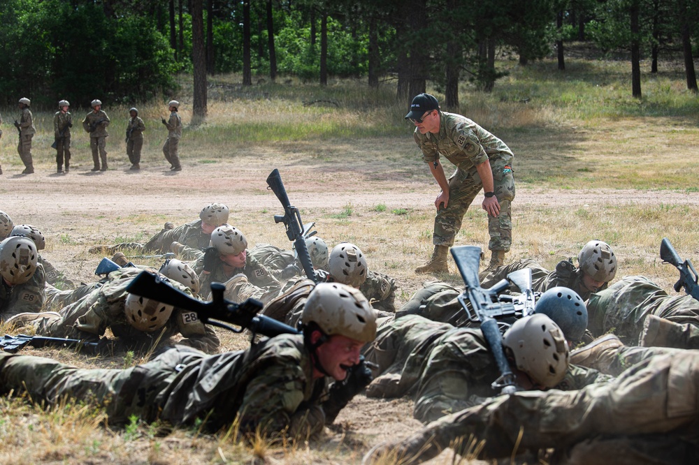 U.S. Air Force Academy BCT Class of 2028 Assault Course